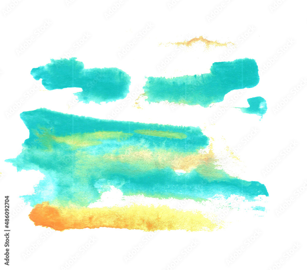 Hand drawn watercolor abstract background 