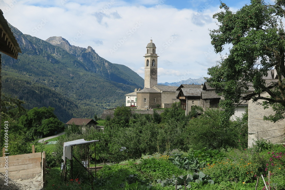 Soglio im Bergell, Schweiz