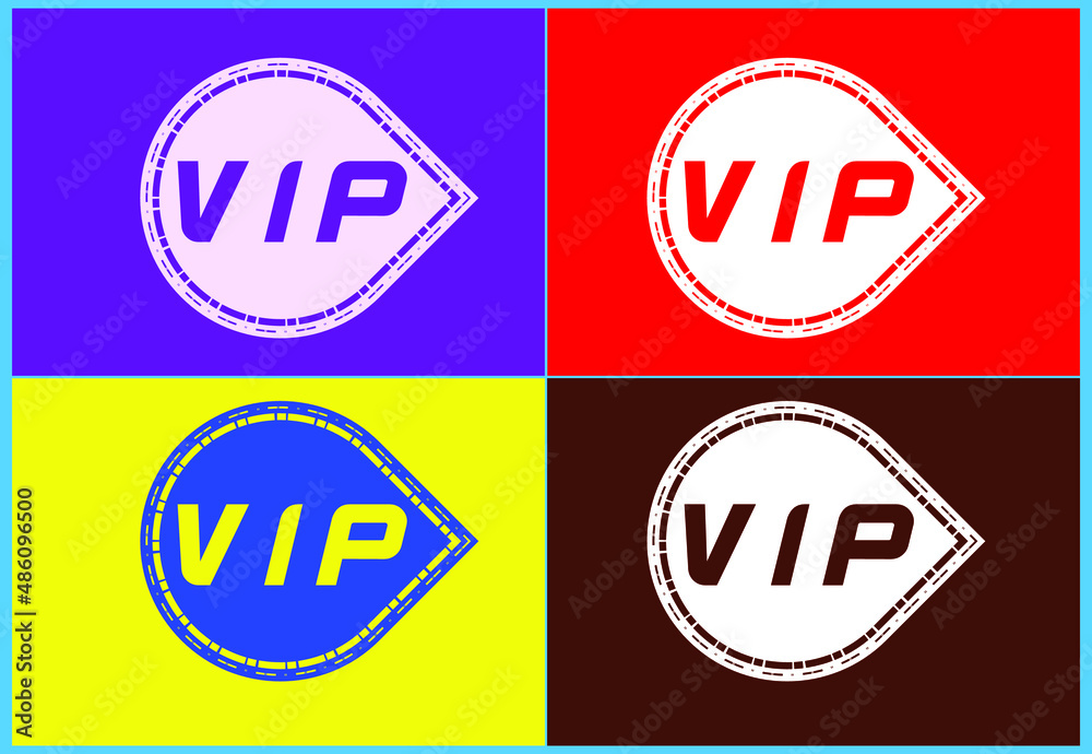 VIP letter new logo and icon design VIP letter new logo and icon design