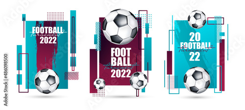 Qatar football 2022. ball graphic design vector illustration. Qatar stylish background gradient