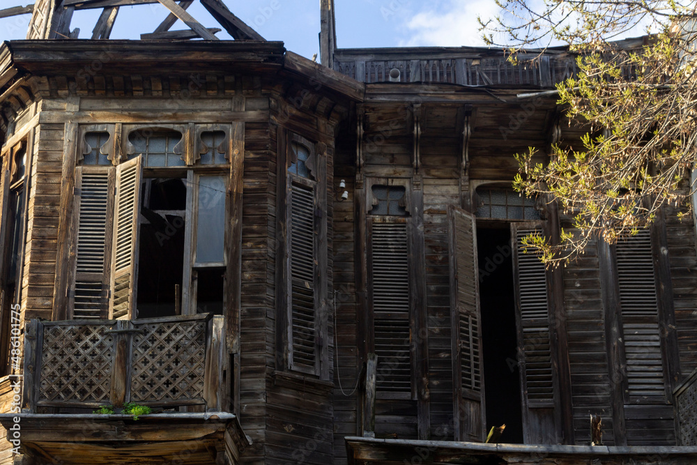 An abandoned house in buyukada Istanbul, turkey An abandoned house in buyukada Istanbul, turkey