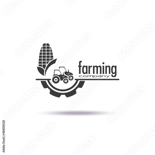 Farming company icon design. Sign or Symbol, logo design for agriculture company.