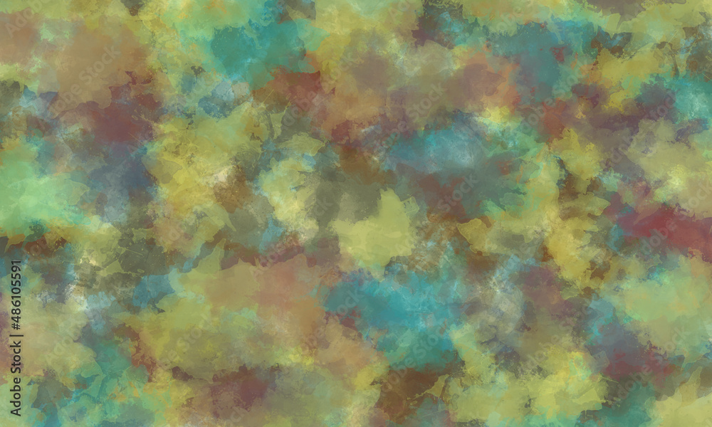 Abstract watercolor background in green and blue tones Abstract watercolor background in green and blue tones