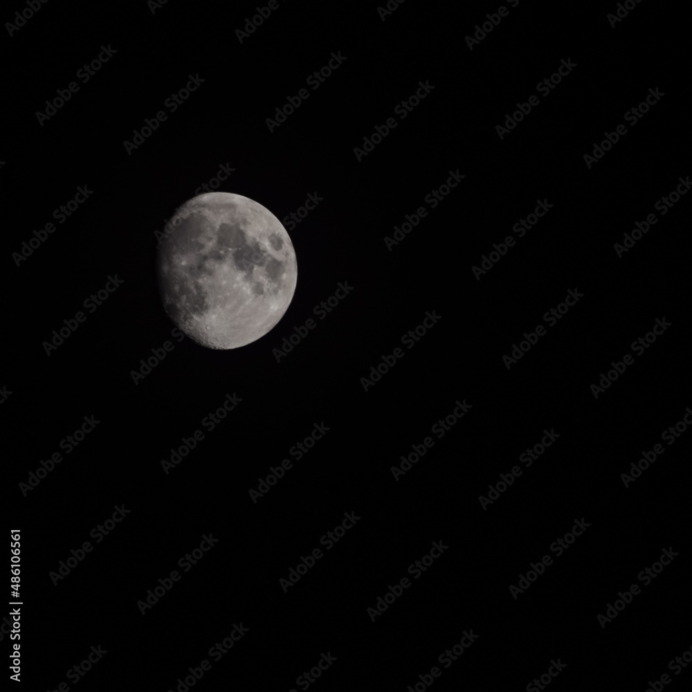 Full moon in the dark sky during night time, Great super moon in sky Full moon in the dark sky during night time, Great super moon in sky