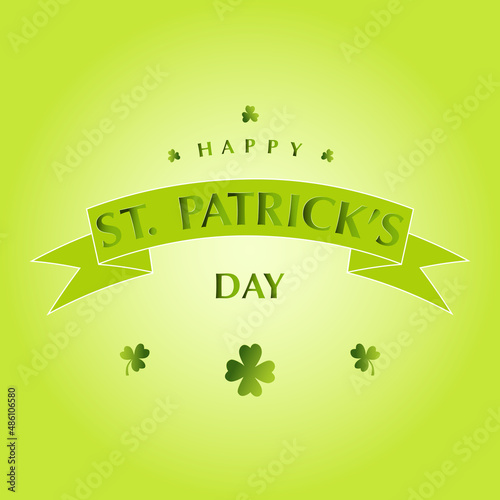 Saint Patricks day holiday card