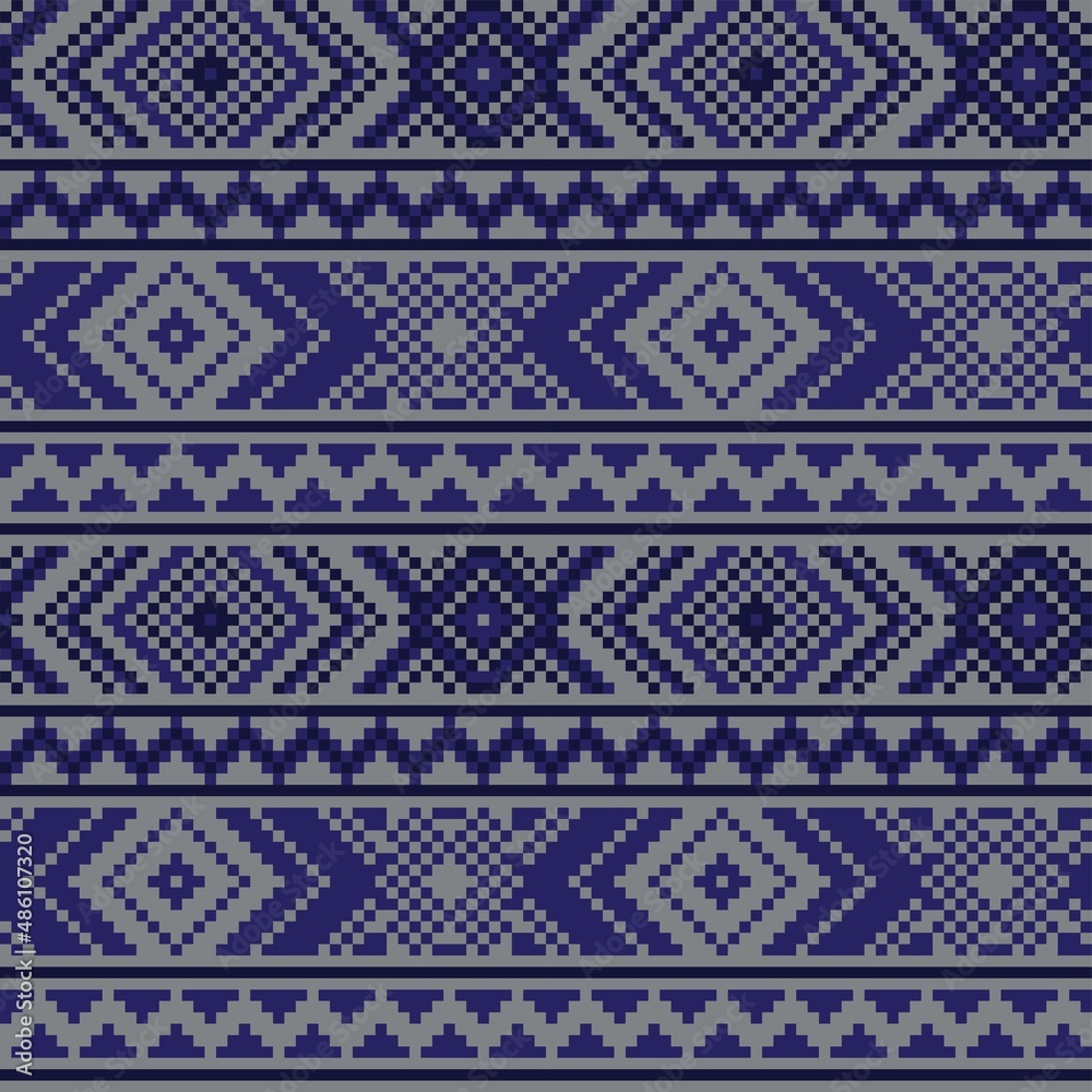 Christmas Fair Isle Seamless Pattern Design Christmas Fair Isle Seamless Pattern Design