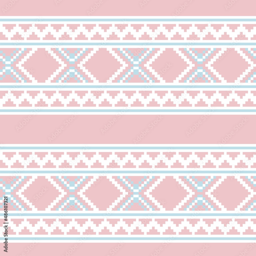 Christmas Fair Isle Seamless Pattern Design