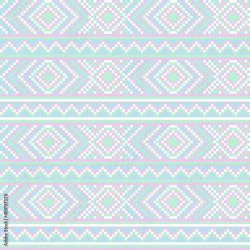 Christmas Fair Isle Seamless Pattern Design