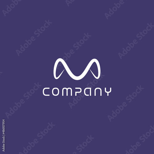 Letter VM logo vector design can be used for any company