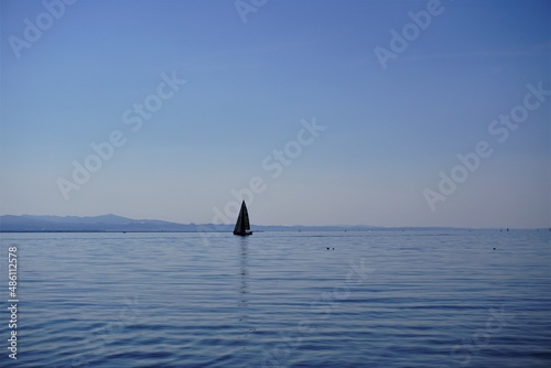 Bodensee mit Boot © Leyla