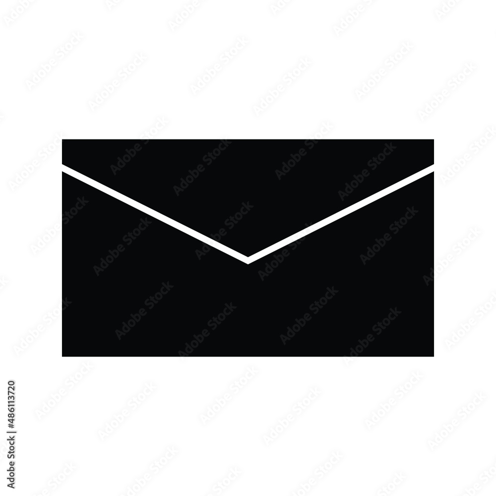 Email icon, vector illustration. Flat design style
on white background Email icon, vector illustration. Flat design style
on white background