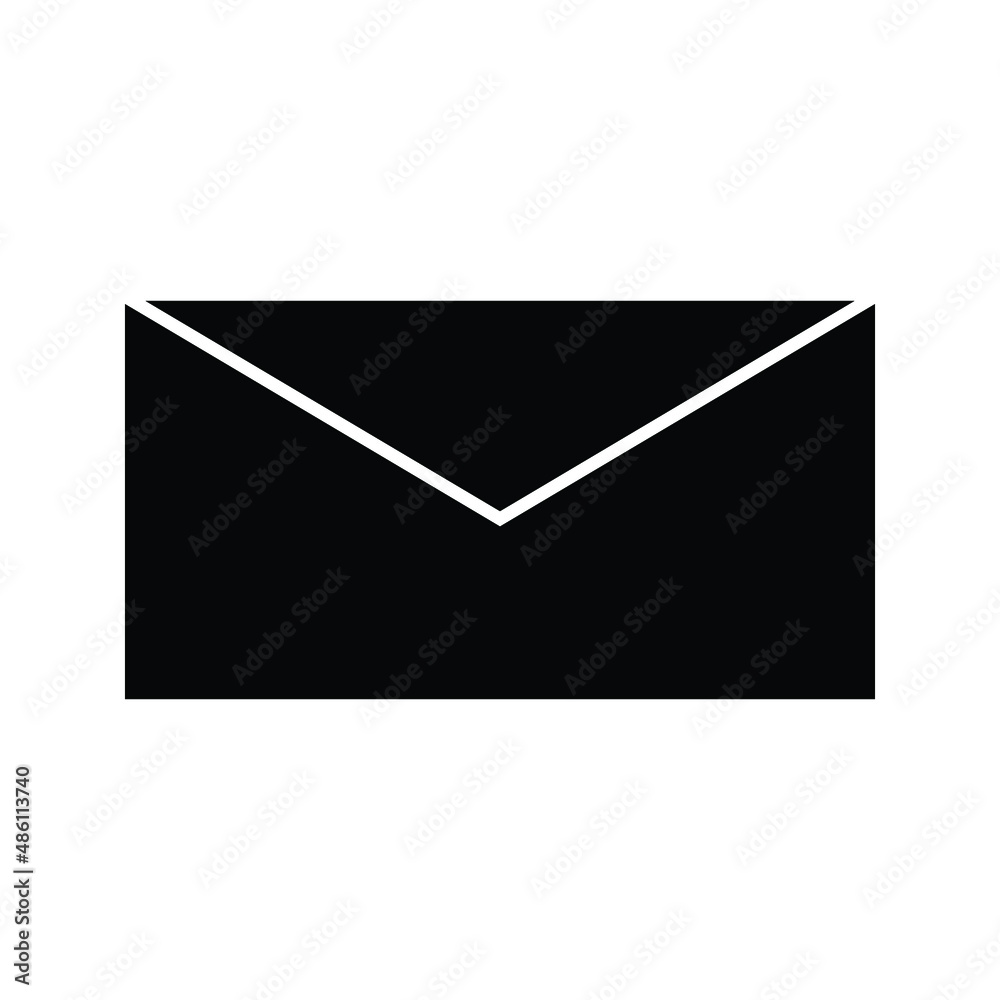 Email icon, vector illustration. Flat design style
on white background Email icon, vector illustration. Flat design style
on white background