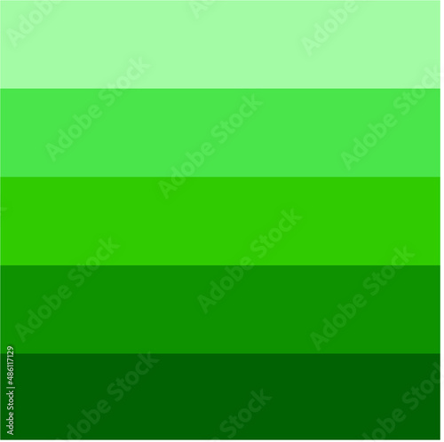 Green Color Set Palette Vector Illustration