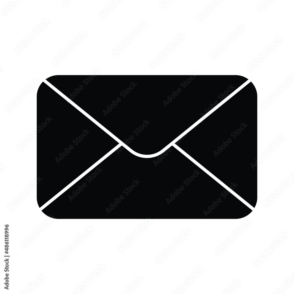 Mail icon, envelope icon, Message icon vector for web, computer and mobile app Mail icon, envelope icon, Message icon vector for web, computer and mobile app