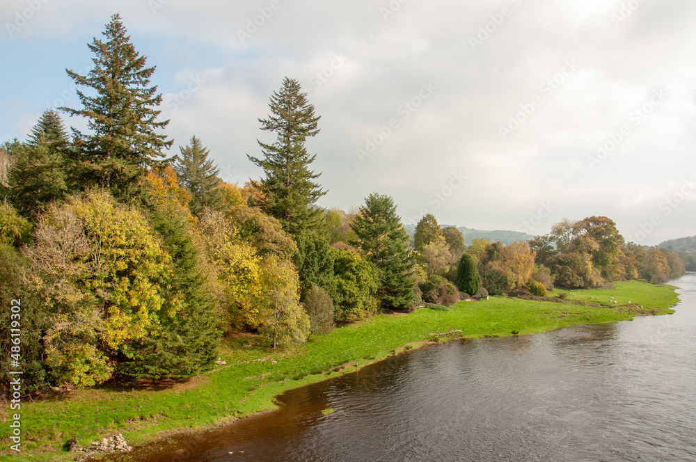 River Wye in the autumn.