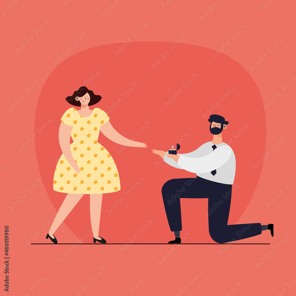 couple proposal marriage lovers couple proposal marriage lovers
