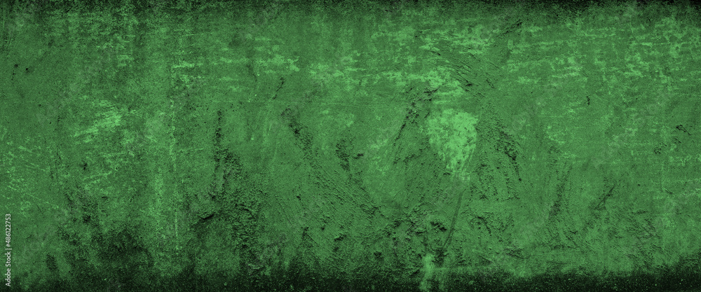 Abstract grunge green old wall background. Rough stylized texture banner with space for text. Abstract grunge green old wall background. Rough stylized texture banner with space for text.