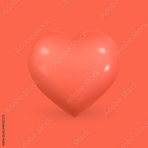 Heart Icon. Valentine's Day.Heart background.Vector Illustration