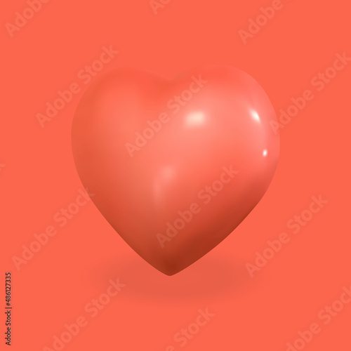 Heart Icon. Valentine's Day.Heart background.Vector Illustration