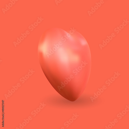 Heart Icon. Valentine's Day.Heart background.Vector Illustration