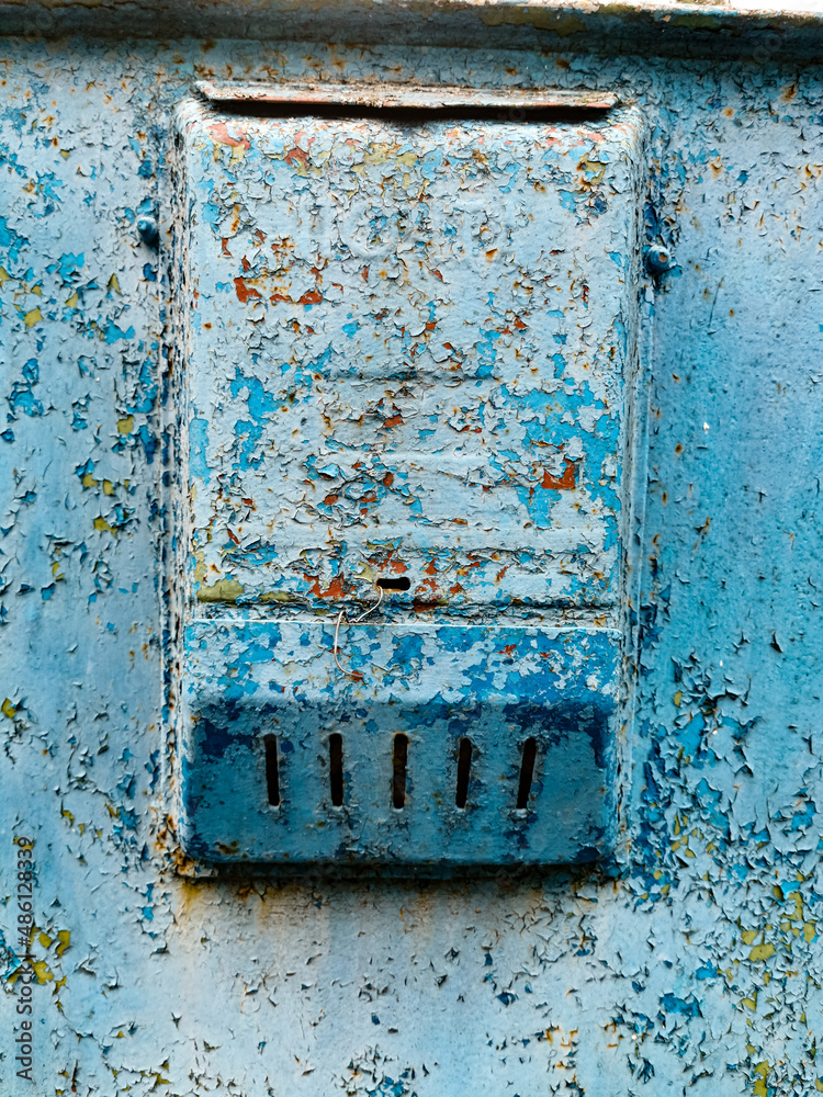 Naklejka premium old mailbox, old paint