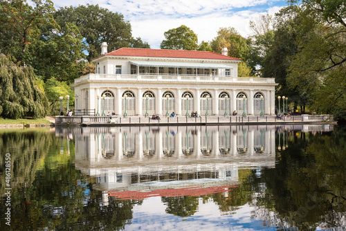 Boathouse on the Lullwater, Prospect Park, Brooklyn photo