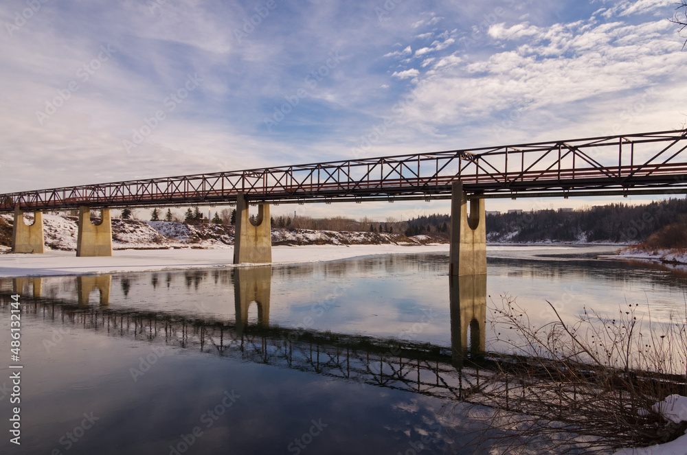 A Bridge over North Saskatchewan River
