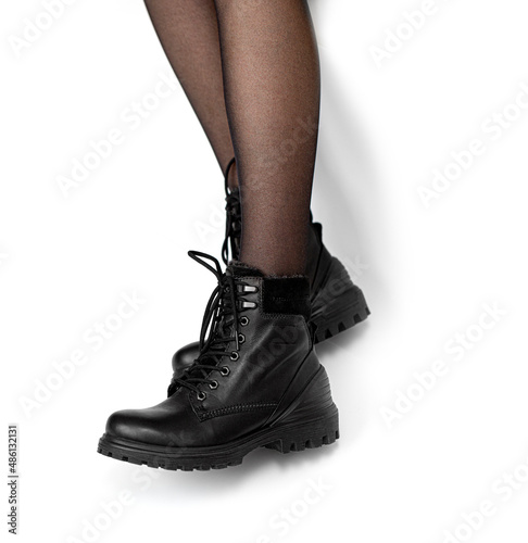 black woman boots