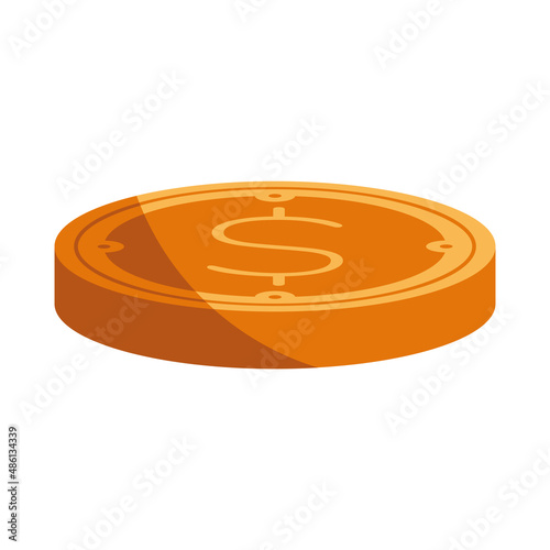 golden coin money dollar