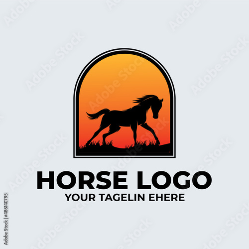 Horse logo template design inspiration
