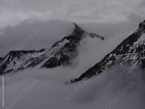 Nebel in den Bergen