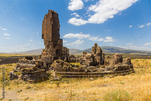 King Gagik's church of St Gregory ruins in the ancient city Ani, Turkey