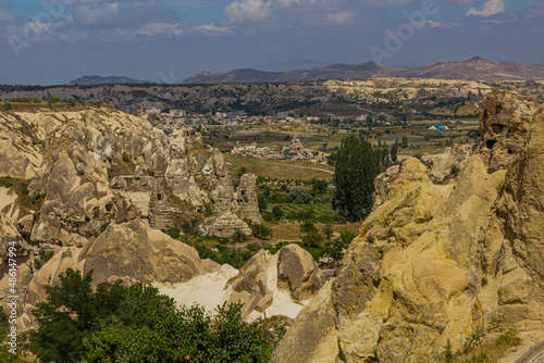 Landscape around Goreme in Cappadocia, Turkey