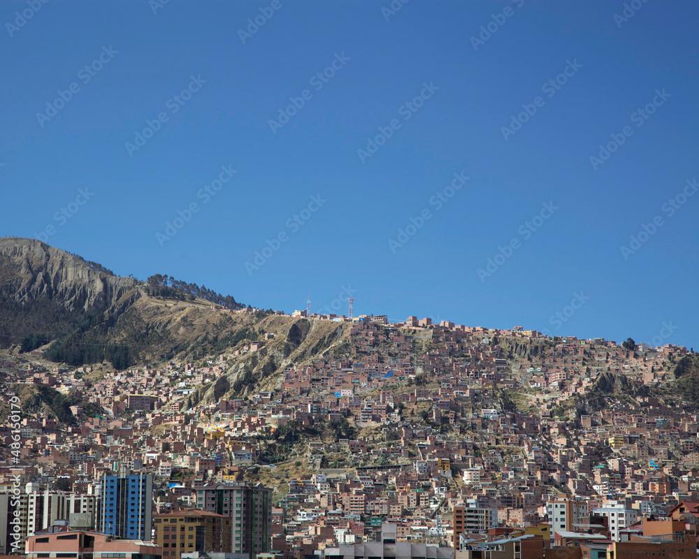 Fototapeta premium Casas en la montaña