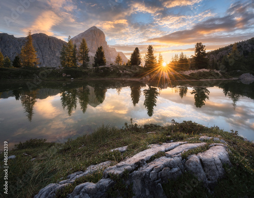 Morning in Dolomites