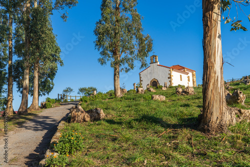 Chapel of San Antonio in the city of Candas, in Asturias, Spain  photo