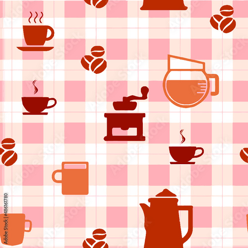 pattern about coffee 