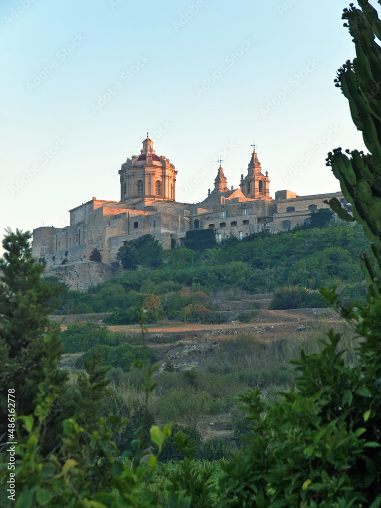 The Medieval City of Mdina at Dusk