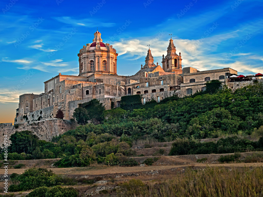 The Medieval Walled City of Mdina in Malta