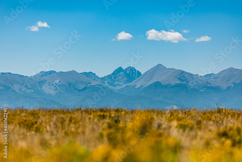 Sangre De Cristo Mountain Range in Colorado