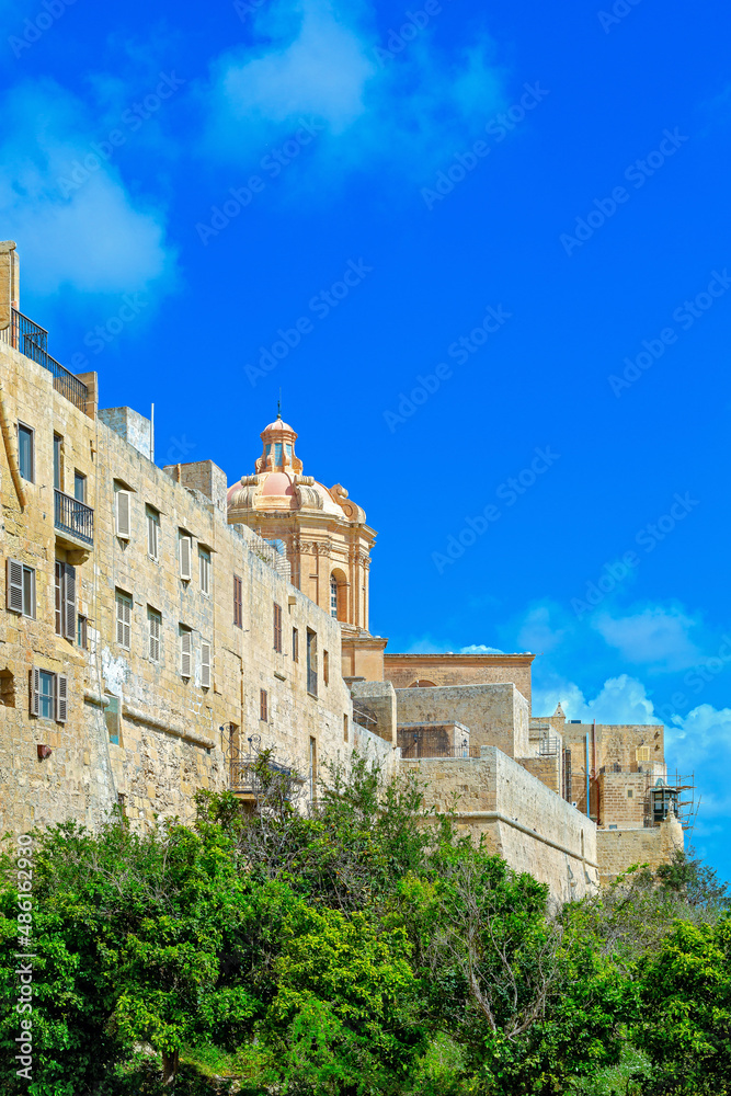 The Beautiful Walls of the Medieval City of Mdina