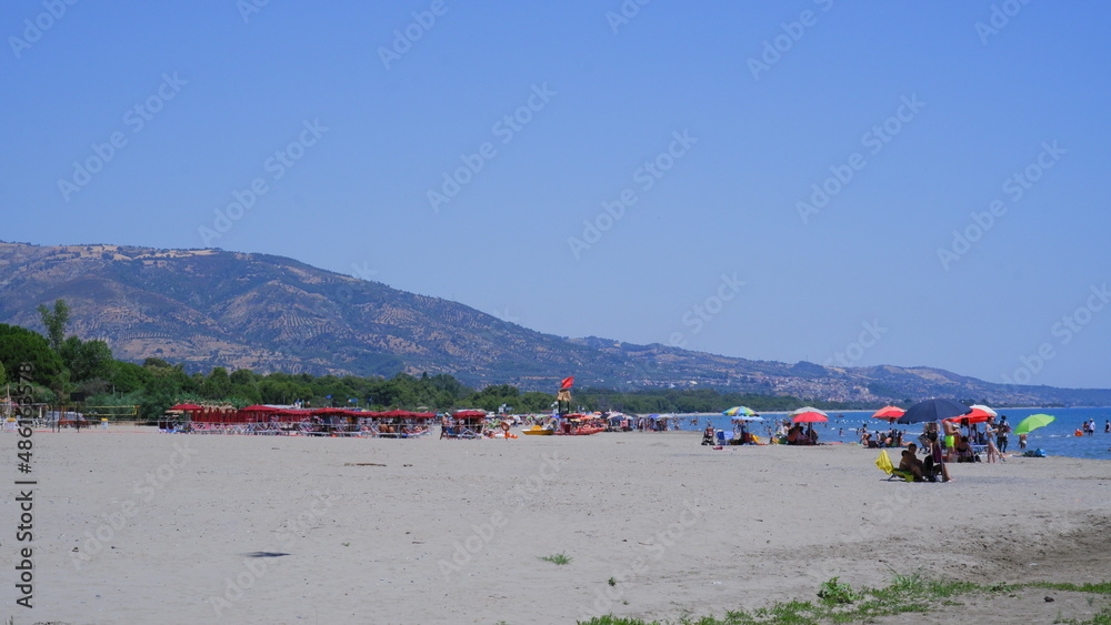 Fototapeta premium Summer Italian mediterranean coastal landscape 