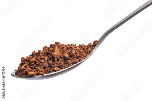Powdered Coffee on a Teaspoon