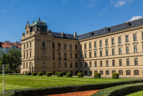 Strakova akademie in Prague, seat of the Government of the Czech Republic photo
