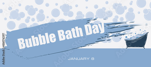 Card National Bubble Bath Day
