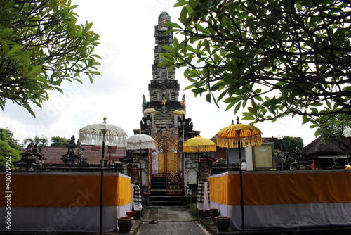 Main tower Padmasana of Jagatnatha of Denpasar, Bali. Taken in January 2022.