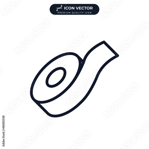 Scotch tape icon symbol template for graphic and web design collection logo vector illustration