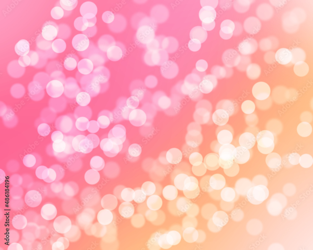 Abstract blur beautiful pink and orange color background