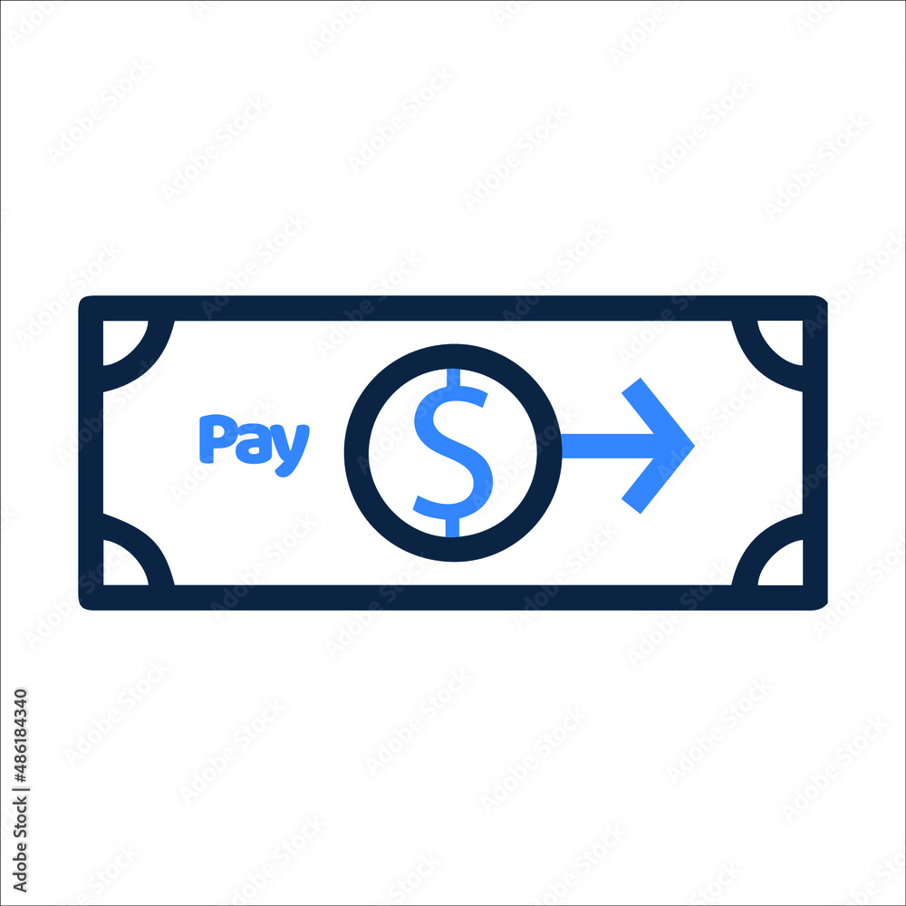 Pay Bill or payment system icon Pay Bill or payment system icon