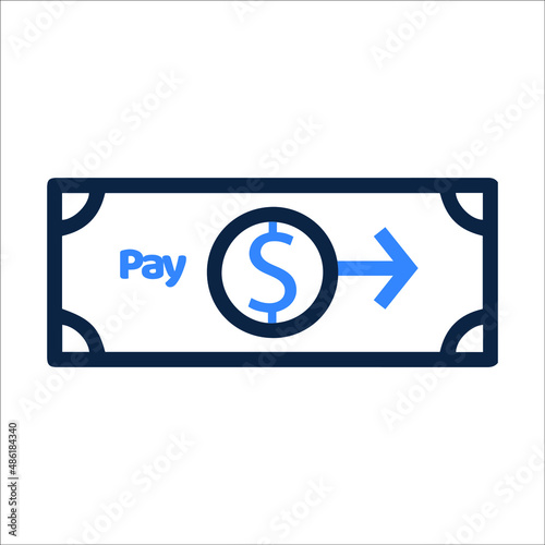 Pay Bill or payment system icon